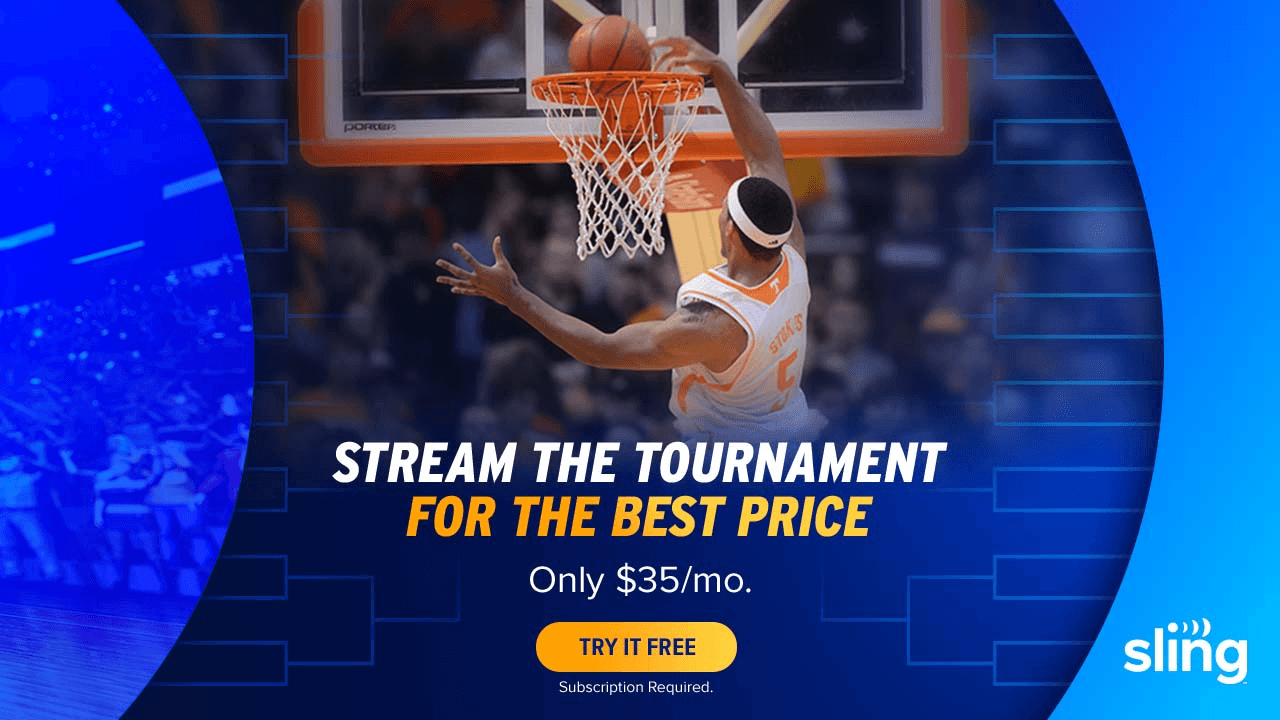 Sling TV is the Most Affordable Option for Streaming March Madness