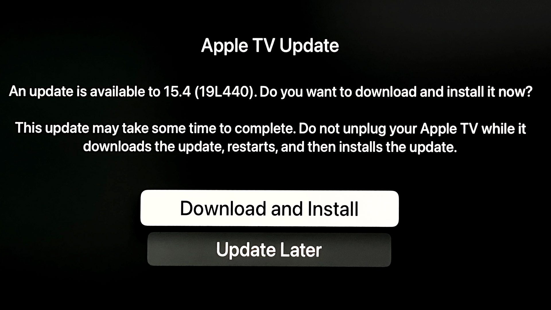 (Update: tvOS 15.4 Is Out) Latest Apple TV Update Expected This Week