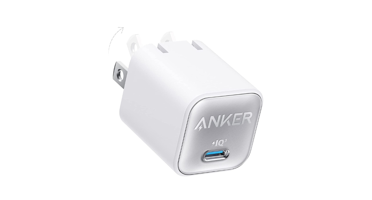 Image of an Anker USB-C Wall Charger.