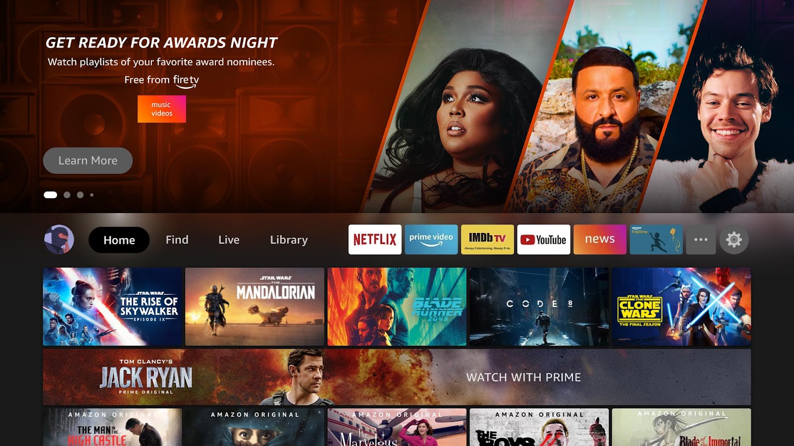 Amazon’s Fire TV Adds Music Videos from GRAMMYs Nominees 