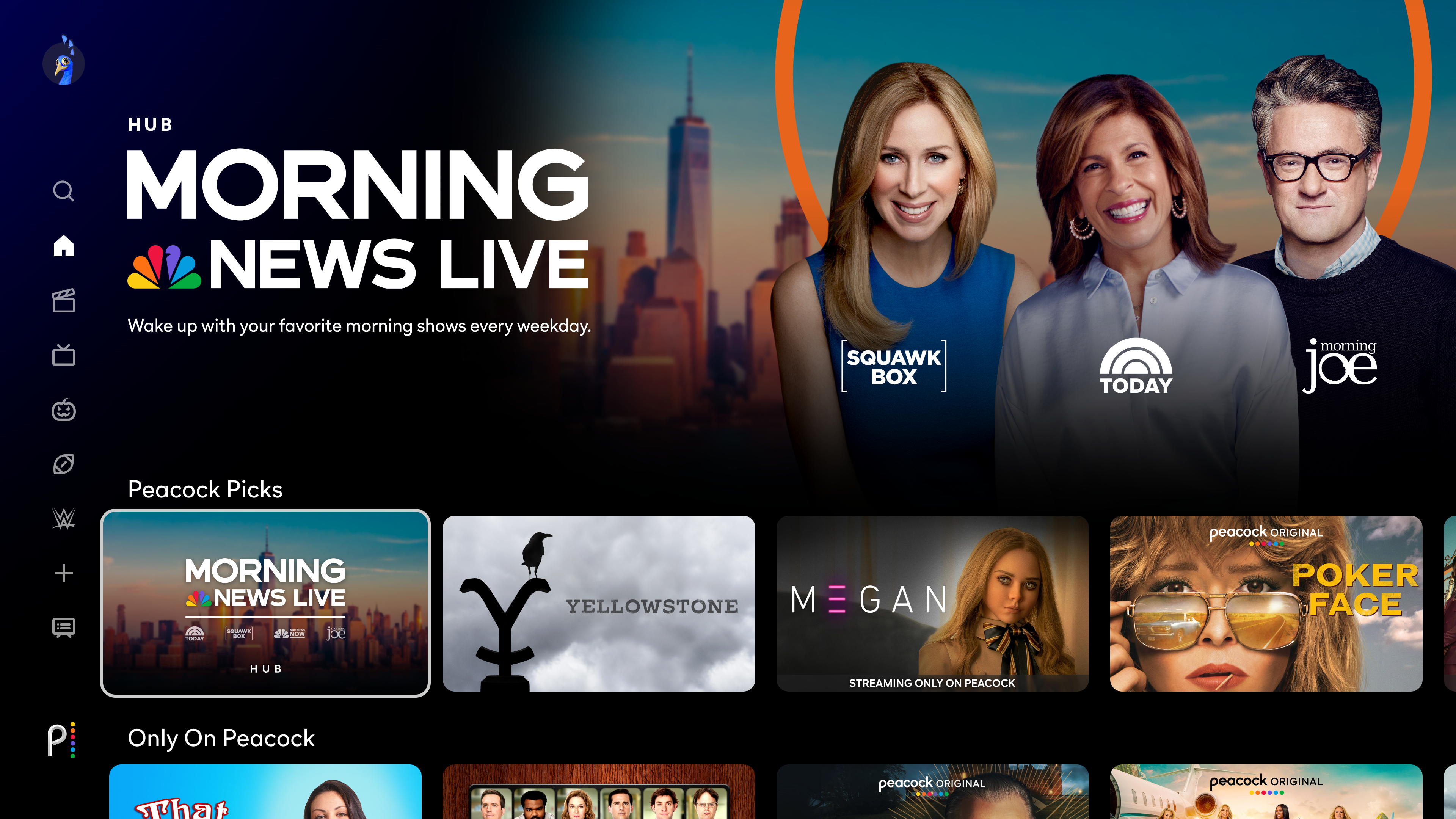 Peacock is Adding Live News From MSNBC & CNBC Every Morning