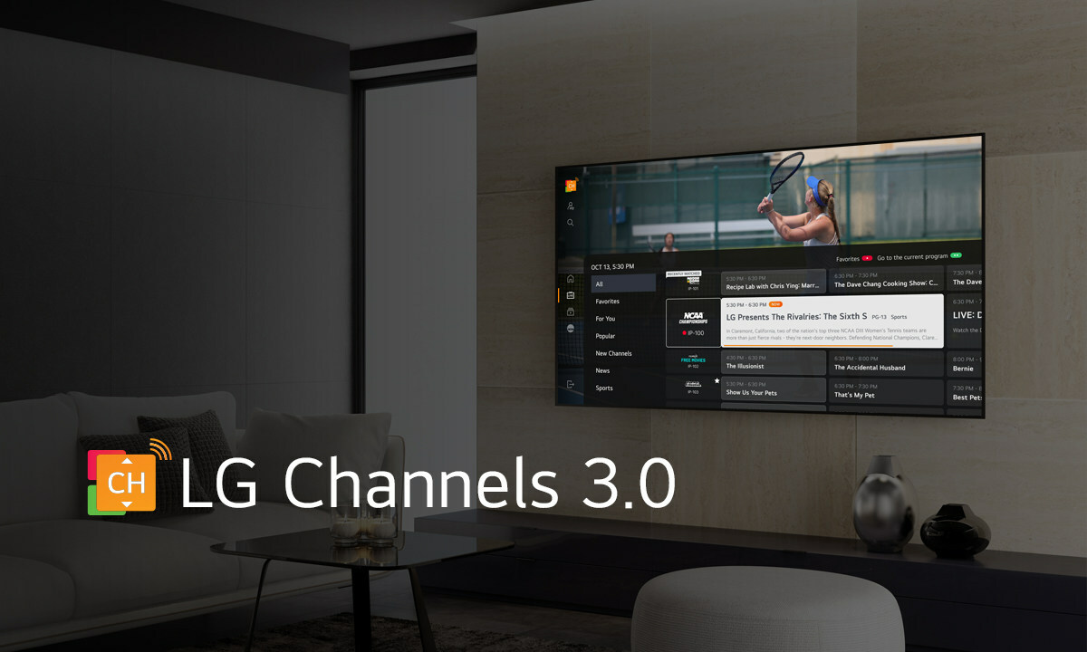 LG Launches a Newly Improved Free Live TV Streaming Service LG Channels 3.0