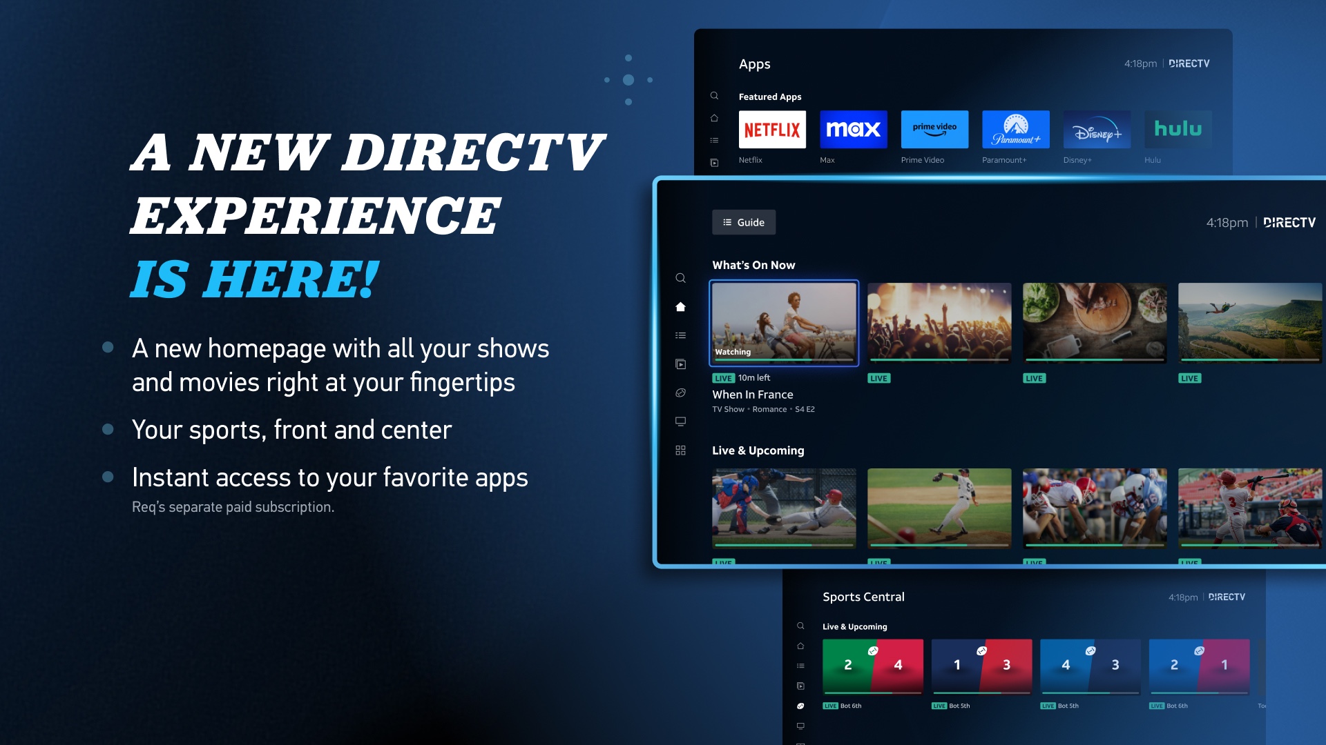 DIRECTV and DIRECTV STREAM Will Start Rolling Out a New and Improved User Interface Today Cord Cutters News