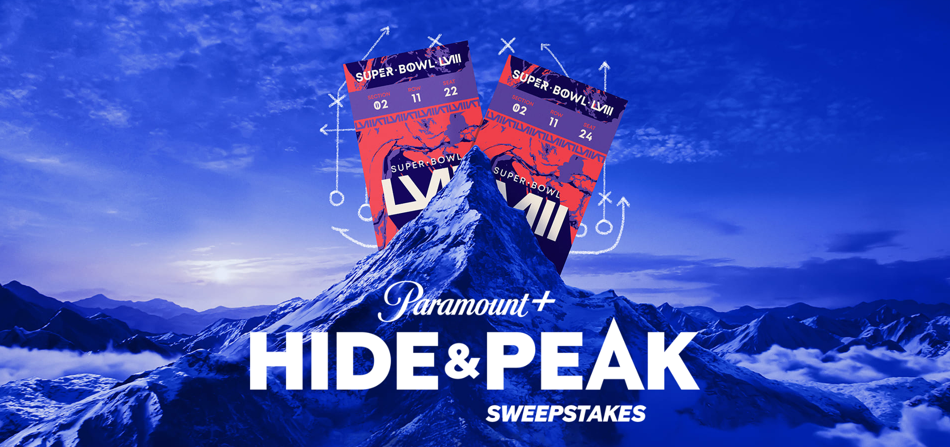 Enter Paramount+’s Hide & Peak Sweepstakes to Win Tickets to Super Bowl LVIII in Las Vegas