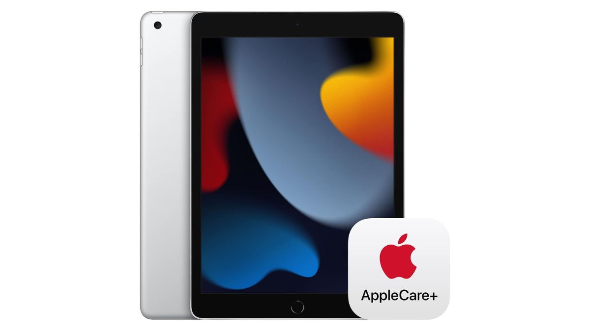 Deal Alert! Apple 2021 10.2-inch iPad (Wi-Fi, 64GB) – Silver with AppleCare+ (2 Years) $100 Off!