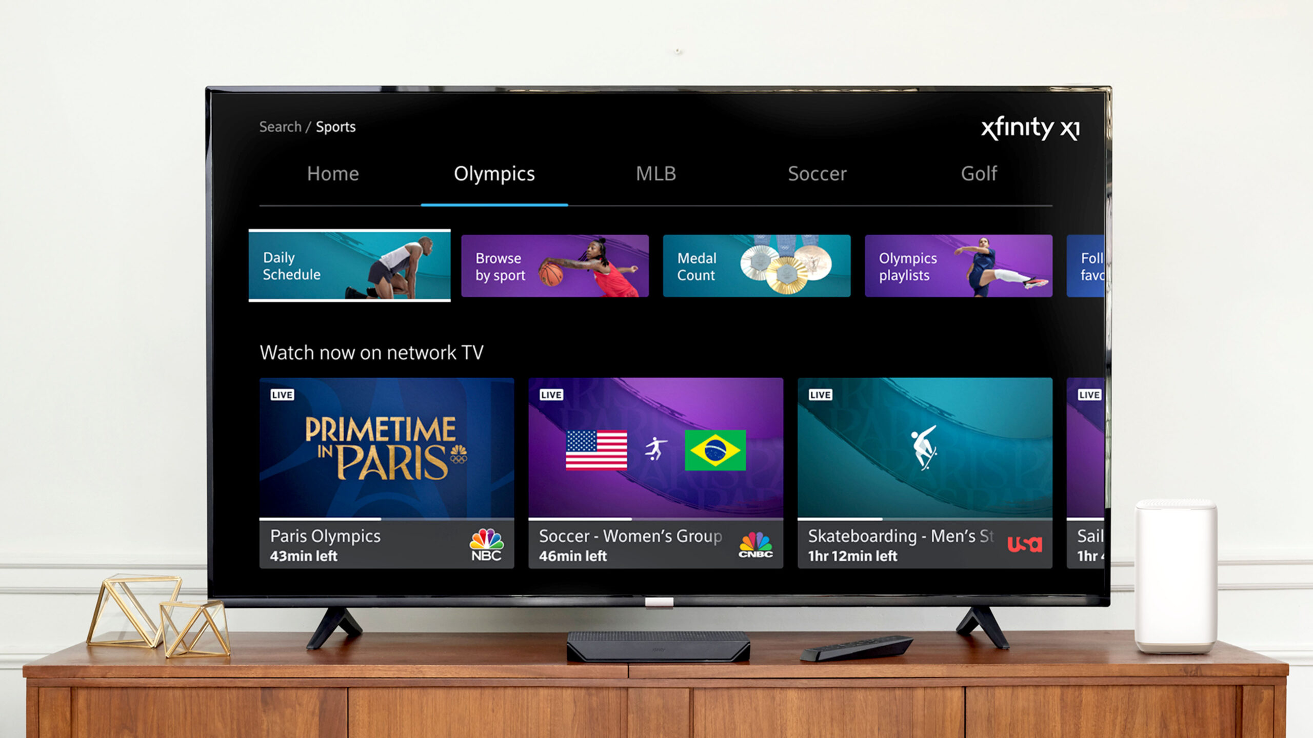 Comcast Debuts First-Ever Enhanced 4K Viewing Experience for the Olympic Games on Xfinity X1