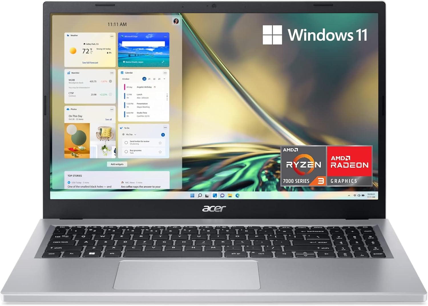 Acer 15.6″ Quad-Core Processor Aspire 3 Slim Laptop Is On Sale For Just $299.99