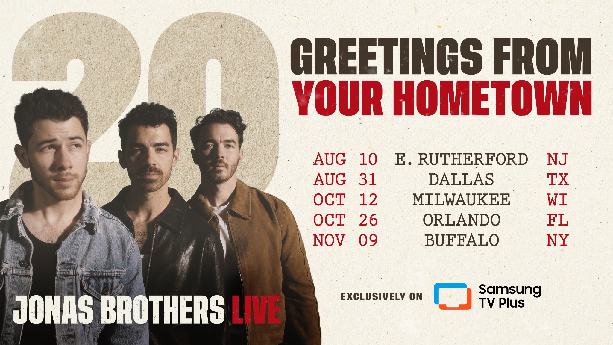The Jonas Brothers Tour Will Stream for Free on Samsung TV Plus