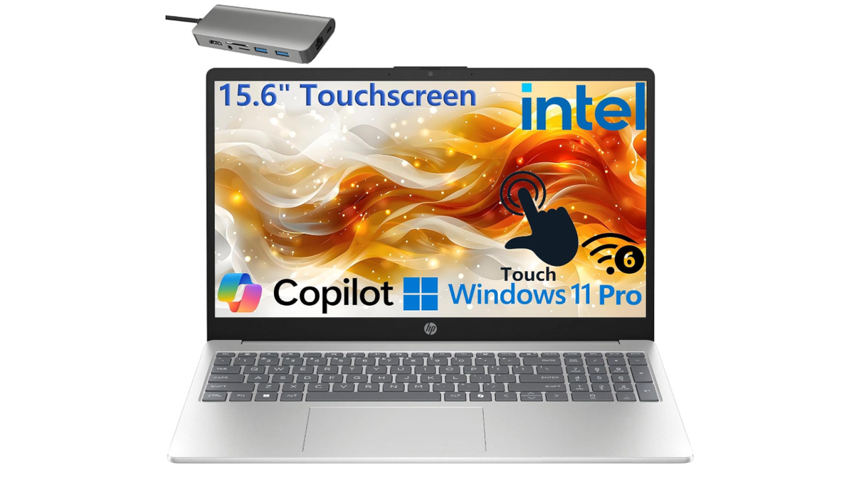 Save $1,500 on HP’s 15.6″ Touchscreen Laptop with Windows 11 Pro