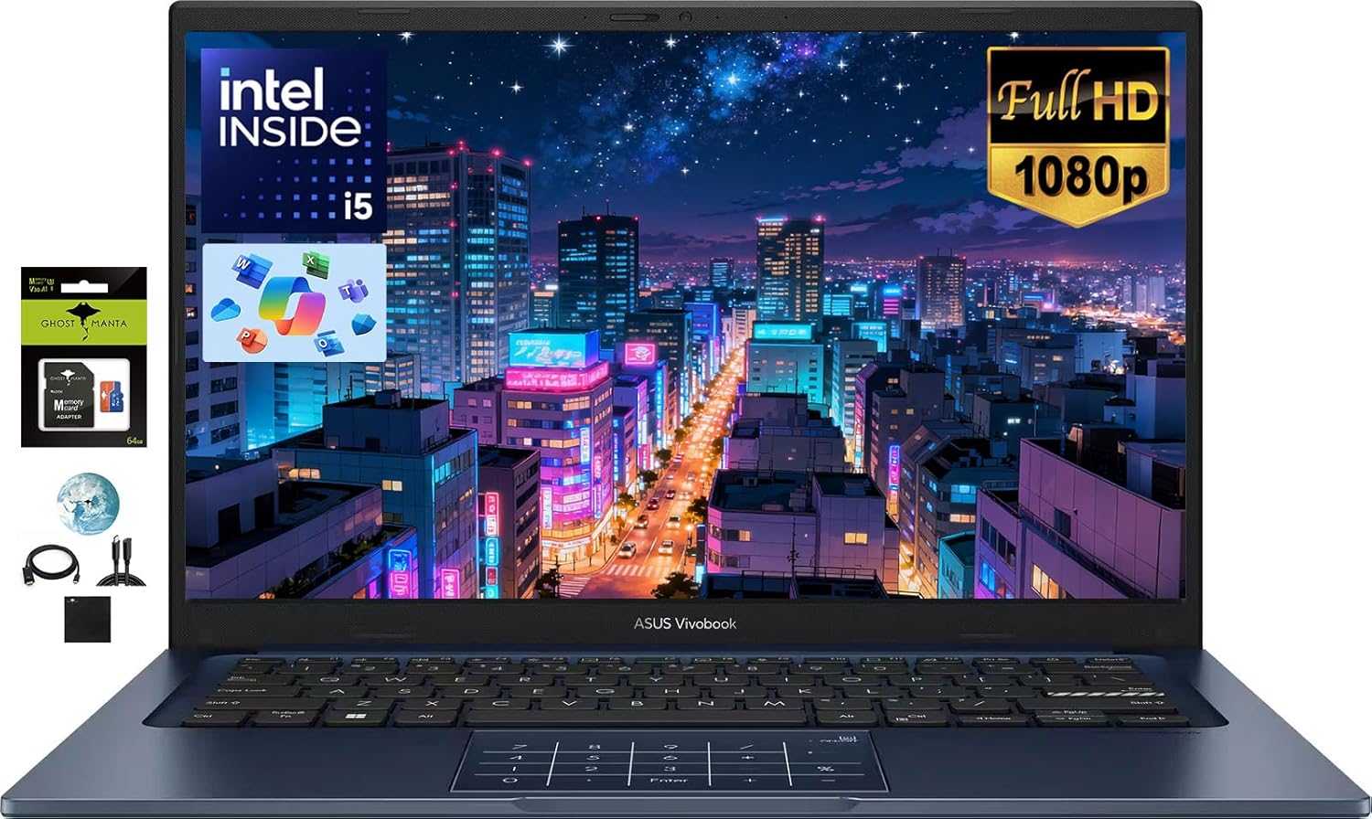 14″ ASUS Vivobook with 4-in-1 Accessory Bundle Now Under $500 After Massive Discount