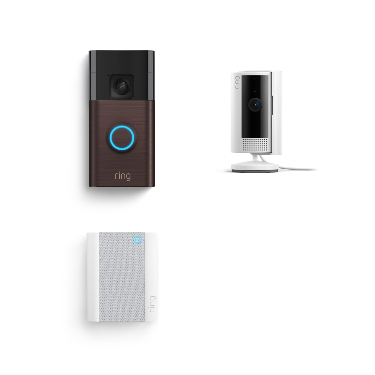 Flash Deal: Ring Battery Doorbell with Ring Indoor Cam 2nd Gen & Ring Chime Now $79.99