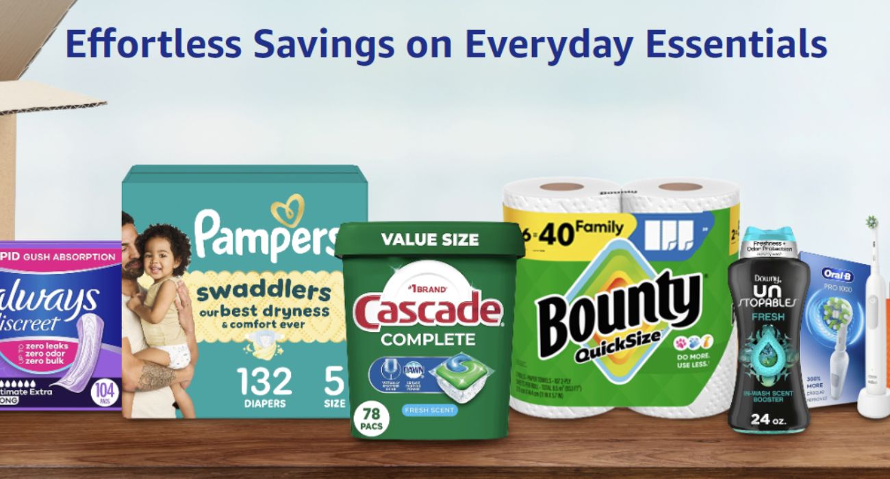 Deal Alert! Buy $80 Worth of P&G Products & Get a $15 Amazon Credit – On Items Like Pampers, Bounty, Tide & More
