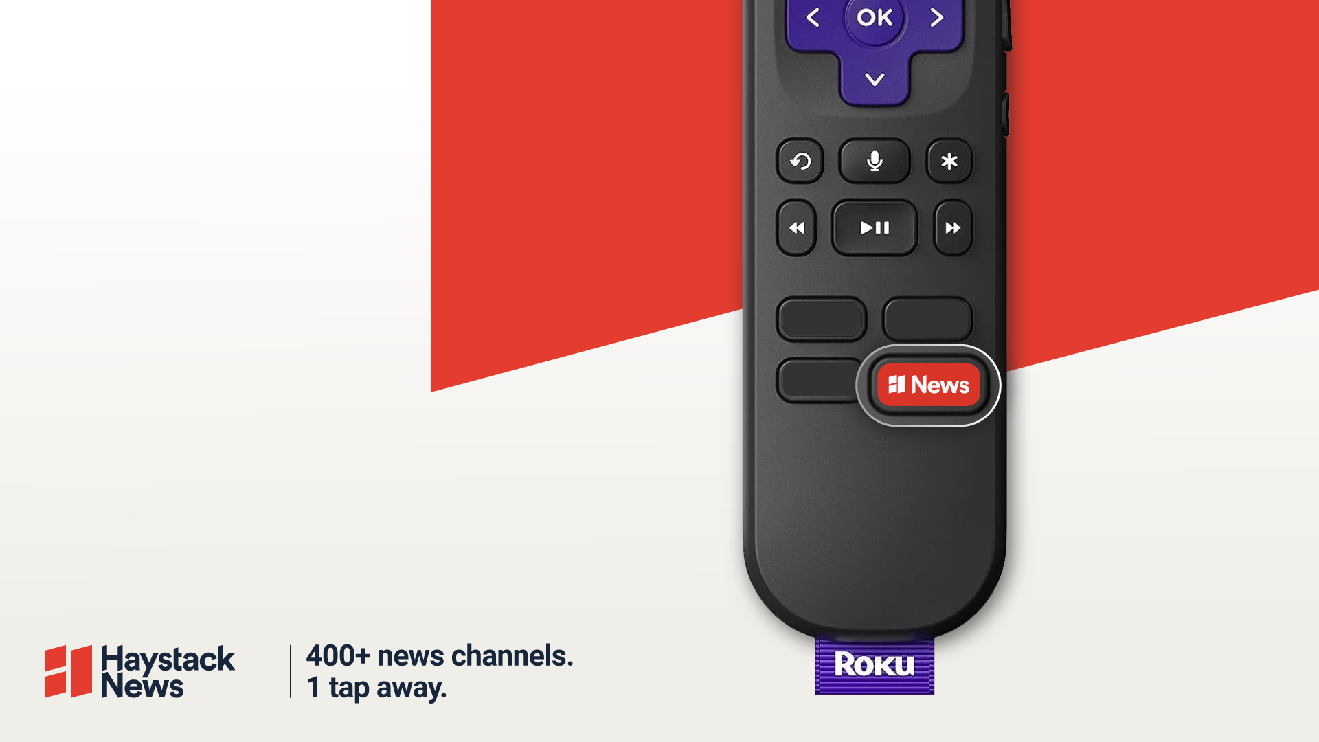 Haystack News Will Get a Dedicated Button on Roku Remotes