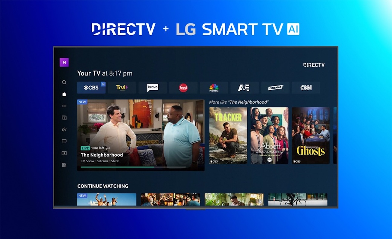 DIRECTV is Now Available on LG Smart TVs