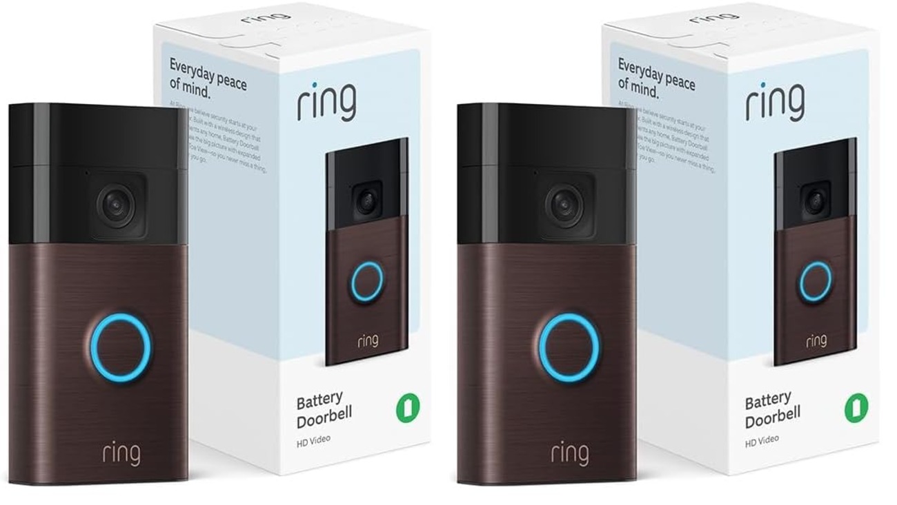 Ring Doorbell Battery 2-Pack Bundle Slashed Nearly Half Off — Limited Time Sale
