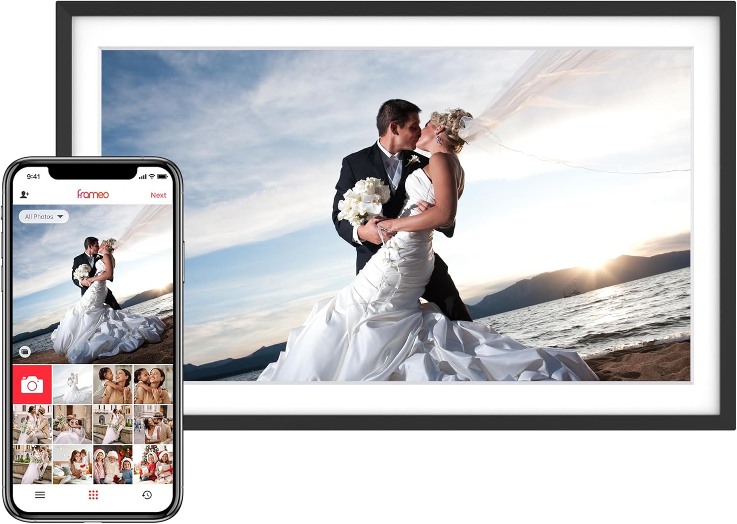 Holiday Gift Deal — SKYRHYME 15.6″ Digital Photo Frame Drops 63% for Limited Time