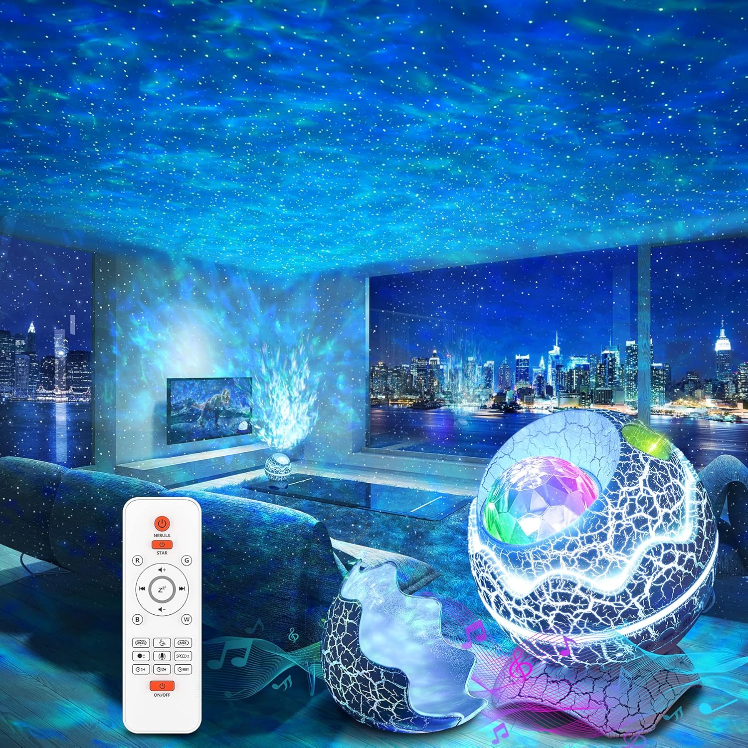 Flash Sale: This 4-in-1 Galaxy Projector + Speaker is Perfect for Early Nights & Late Streams — Now 24% Off