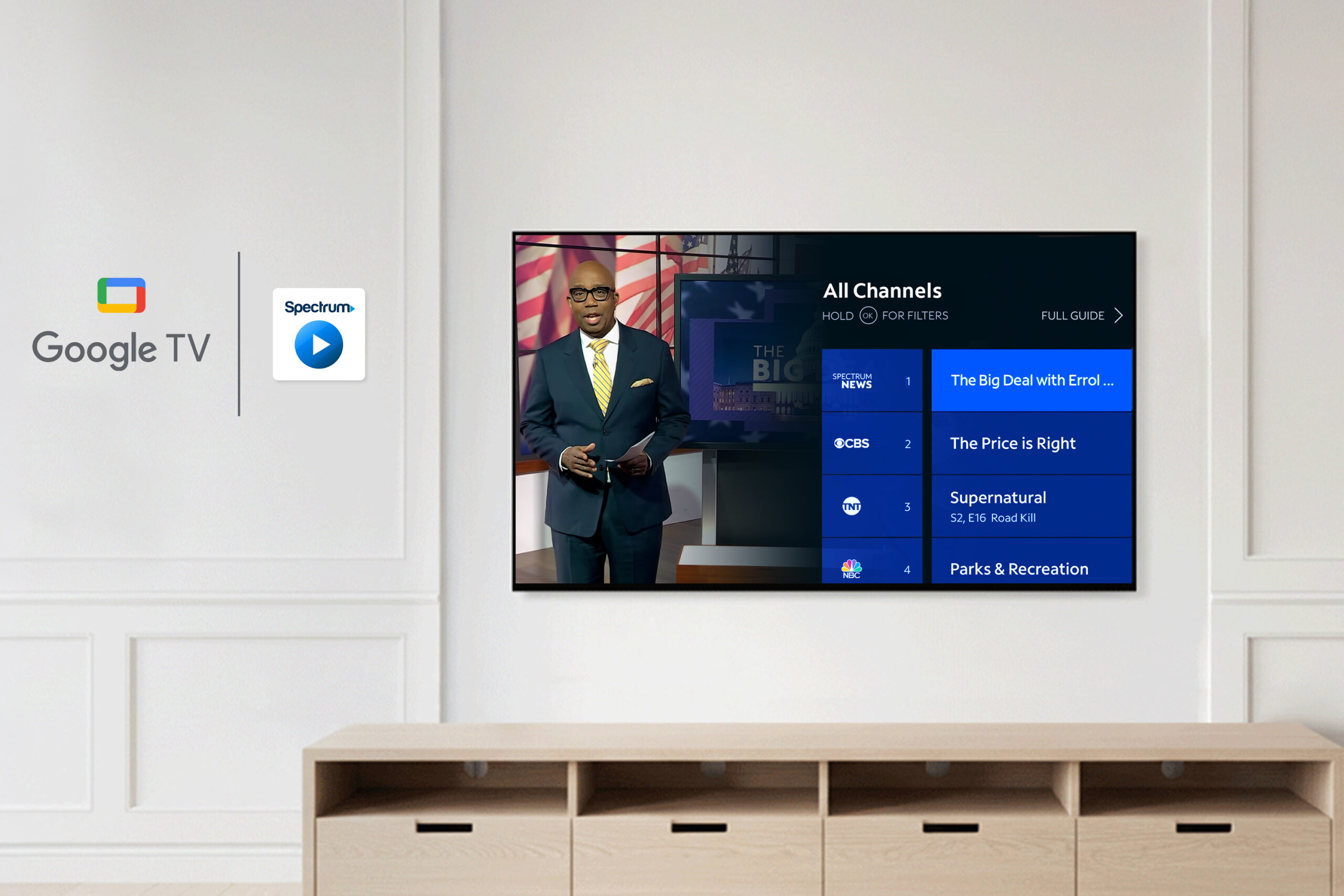 The Spectrum TV App is Now Available on Google TV and Other Android TV OS Devices
