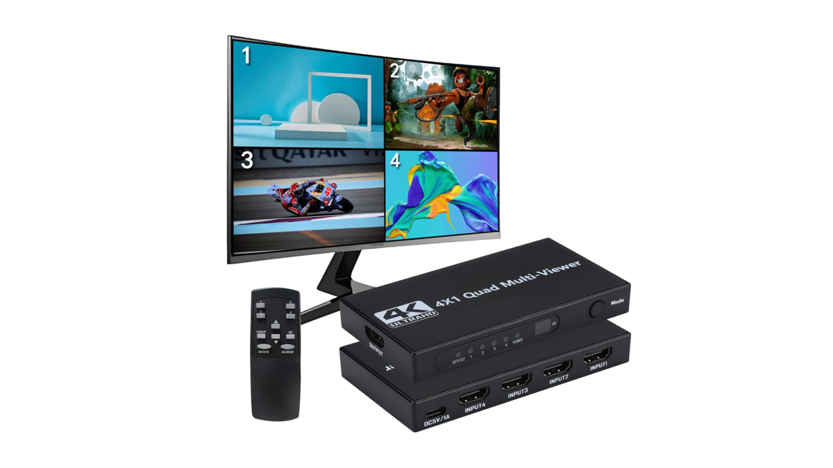 A Simple Way to View Four Devices on One Screen For $33