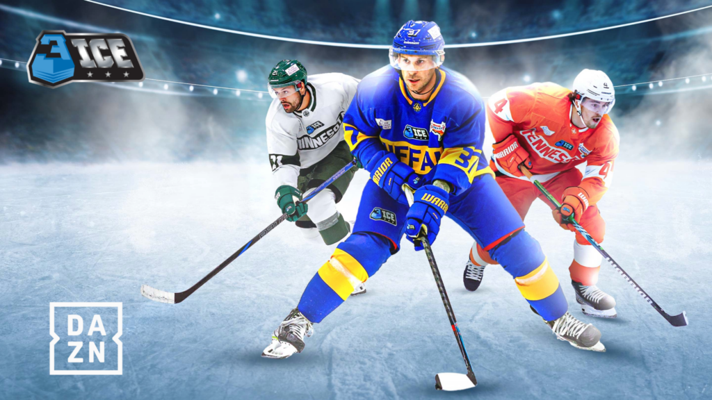 DAZN Adds a Fast-Paced New Hockey League With 3ICE Global Rights
